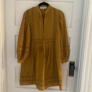 Sea New York mustard color dress